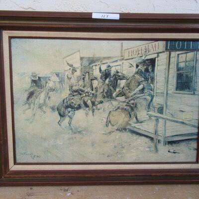 CM RUSSELL 1909 IN WITHOUT KNOCKING MUST PREVIEW 20â€ X 30â€