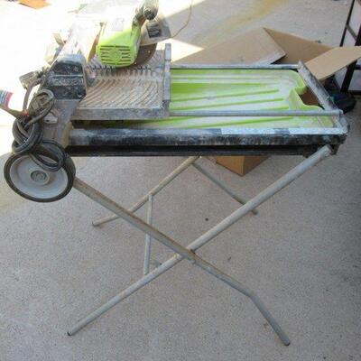 RYOBI 7 IN. PORTABLE TILE SAW WITH LASER â€“ MODEL WS750L