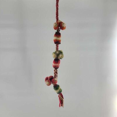 Peruvian Wool Wall Floral String Hanging
