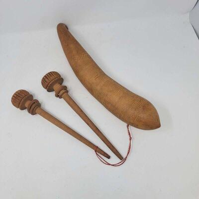 Puerto Rican Guiro Musical Instrument
