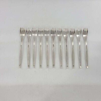MCM WMF 90 Stainless Laurel Pattern Forks Set of 11

