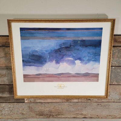 Topeka Symphony Orchestra 50th Anniversary Watercolor Print Signed Joan Foth
