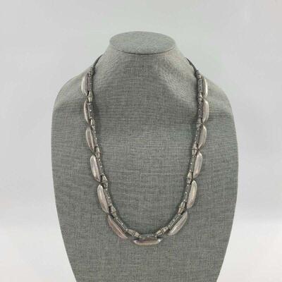 Antique India Taviz Silver Necklace
