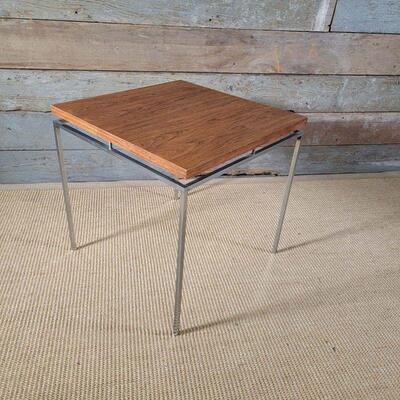Mobler / Knud Joos Rosewood Minimalist End Table
