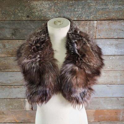Vintage Fox Fur Stole Scarf
