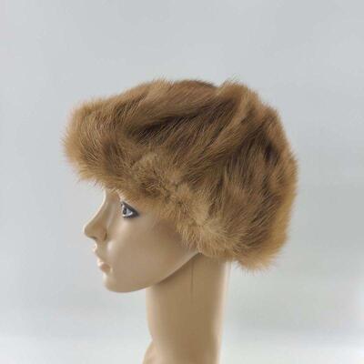 Vintage Neusteters Mink Fur Beret Cap
