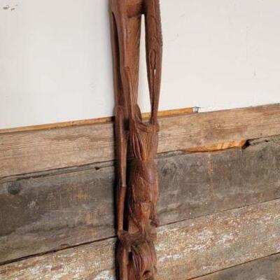 Hand Carved Tribal Asmat Figurine
