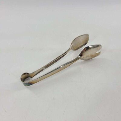 MCM WMF 90 Stainless Laurel Pattern Ice Serving Tongs
