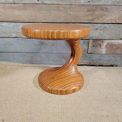 Wendell Castle Style Hand Crafted End Table
