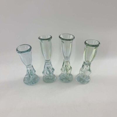 Stauffen Art Glass Cordials Set of 4 #2
