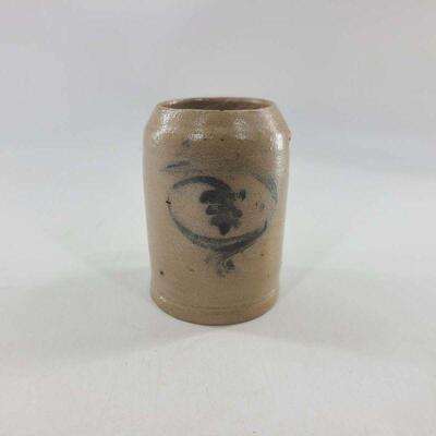 Vintage Salt Glazed Pottery Mug
