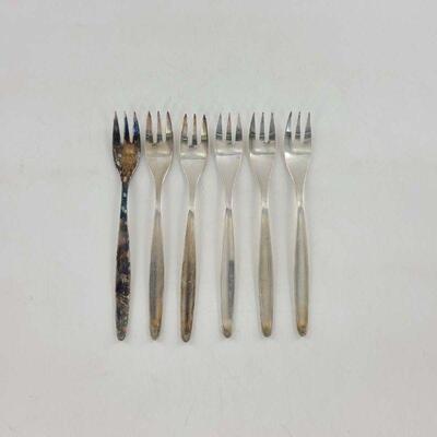 MCM WMF 90 Stainless Laurel Pattern Pastry Forks Set of 12
