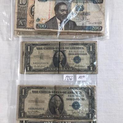 2 packages of silver certificates SOLD