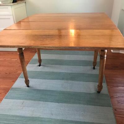 drop leaf pine table $229
42 X 27 X 2 -14