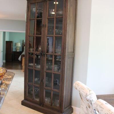 RESTORATION HARDWARE FRENCH CASEMENT DOUBLE CABINET 200 YEAR OLD RECLAIMED WOOD #61010441BRN