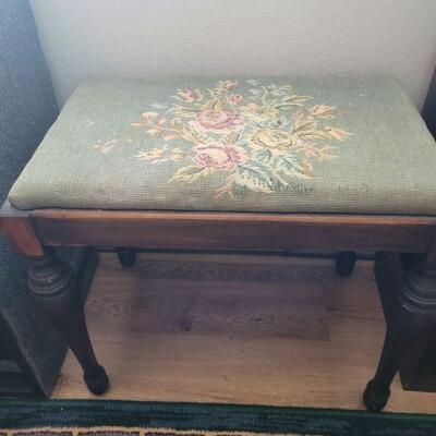 small stool, very old