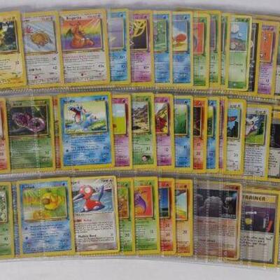 Vintage Pokemon Trading Cards & 23K Plated Card