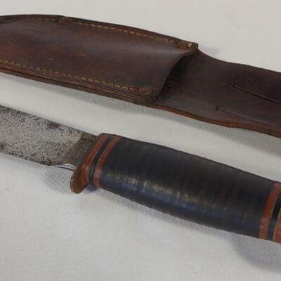 Marbles Knife w/ Leather Sheath