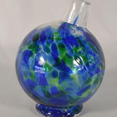 Art Glass Teardrop Vase