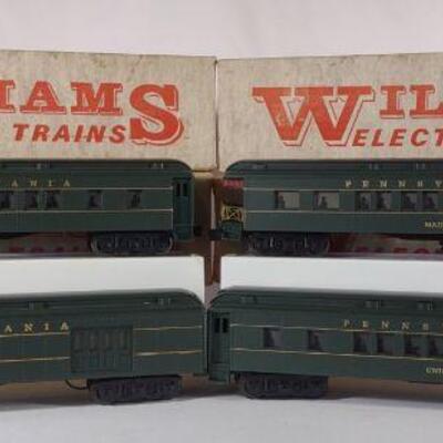 4 Williams O Scale Pennsylvania Railroad Trains
