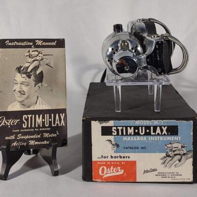 Vintage Oster Stim-U-Lax Barber Massager M-3