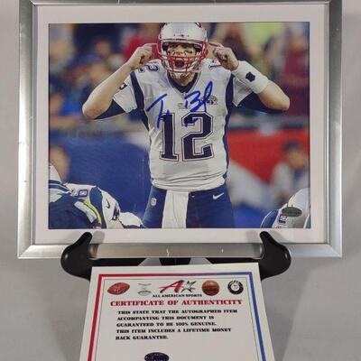 Tom Brady Autographed Photograph w/ COA