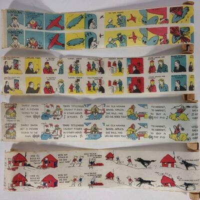 4 Childrens Stories Paper Film Scrolls