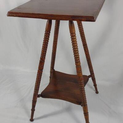 Antique Turned Leg Parlor Table