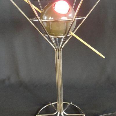 David Krys Martini Olive Table Lamp (Works)