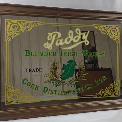 Paddy Blended Irish Whiskey Bar Mirror