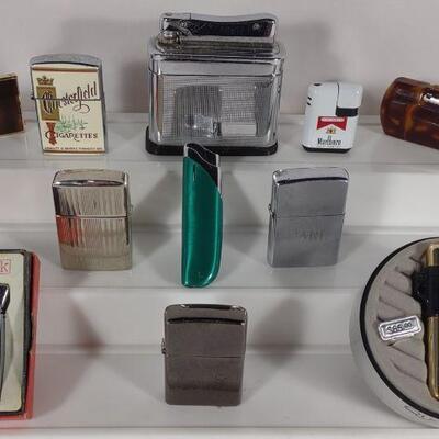 10 Vintage Lighters Zippo, Ronson, Continental