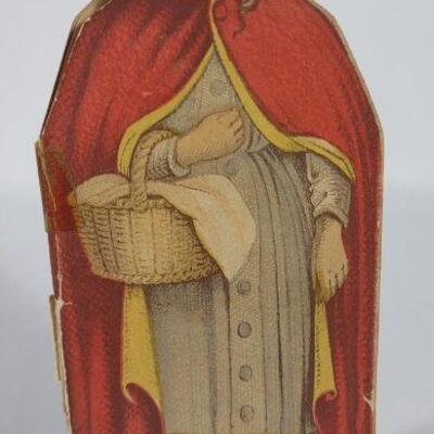 1863 Red Riding Hood Shape Book (Rare)