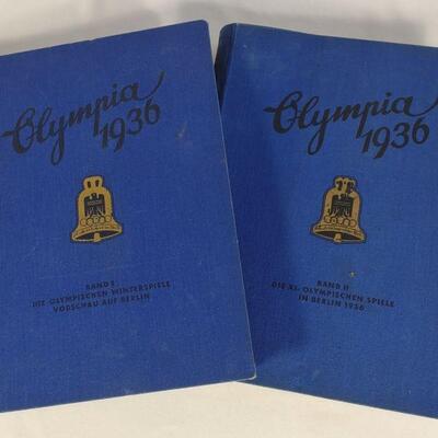 2 WWII German Olympia 1936 Cigarette Books #1 & 2