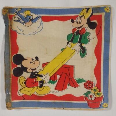 Vintage Walt Disney Pro. Mickey Handkerchief
