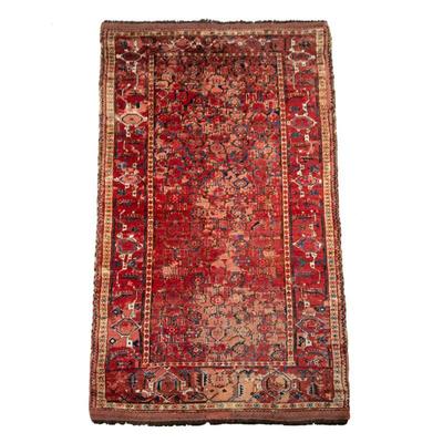 Lot 107 Antique Ersari Turamen Wool Oriental Rug, circa 1880, size 10'9