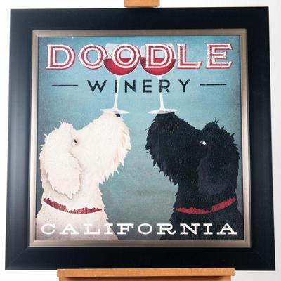 Doodle Winery 0127: Framed Art 