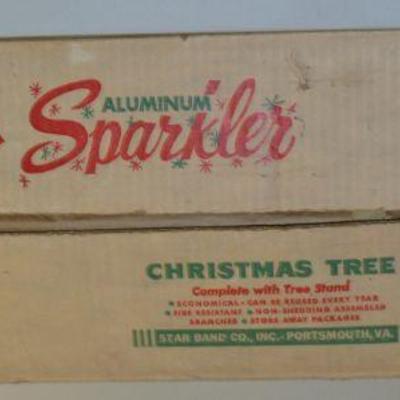 Vintage Aluminum Sparkel Christmas Tree