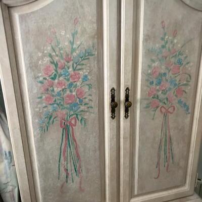 Hand-painted armoire