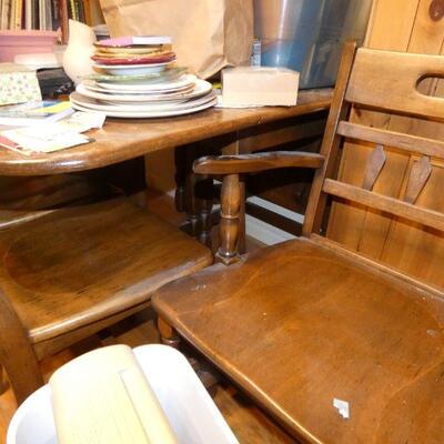 Drop Leaf Table & 4 Chairs