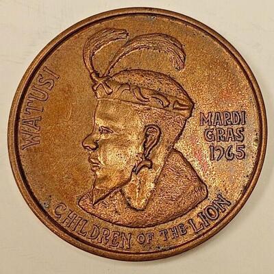 https://www.ebay.com/itm/125463960087	ZULU 1965 H.A.S. BRONZE NEW ORLEANS MARDI-GRAS DOUBLOON LAN3700		Auction Starting	Aug 19th after 6 PM
