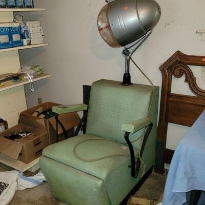 Vintage beauty shop chair
