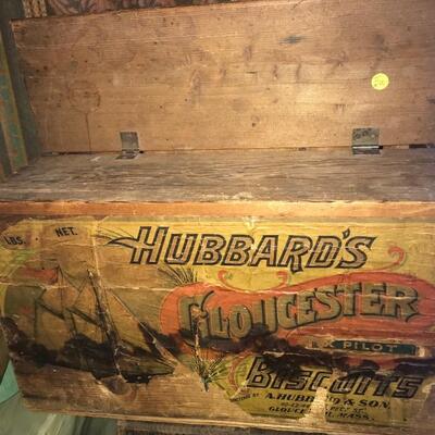 Advertising Box GLOUCESTER MA HUBBARD'S