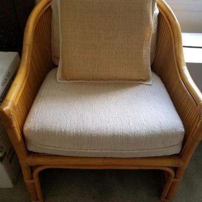 Comfy rattan chair