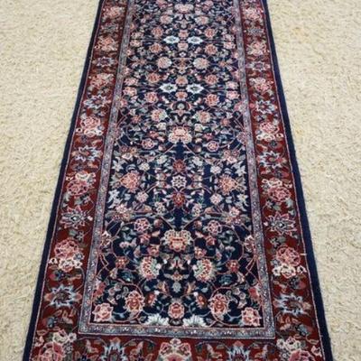 1156	PERSIAN WOOL HAND WOVEN RUNNER, APPROXIMATELY 3 FT X 10 FT
