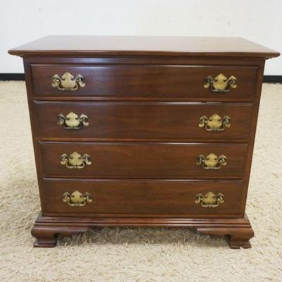1134	4 DRAWER SOLID CHERRY CHEST, WILLETT, APPROXIMATELY 18 IN X 34 IN X 31 IN HIGH
