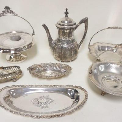 1224	GROUP OF VICTORIAN SILVER PLATE
