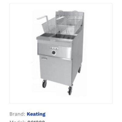 New!!!! Keating propane commercial fryer 