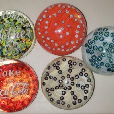 Gentile Glass paperweights