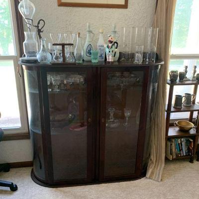 vintage curio cabinet