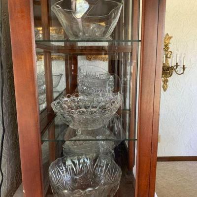 Misc clear serving bowls